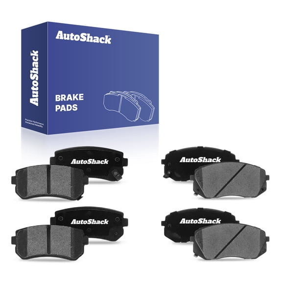 AutoShack Front & Rear Ceramic Brake Pad Set | Replacement for 2015 Hyundai Sonata 2010-2015 Hyundai Tucson 2011-2016 Kia Sportage | 8-PC
