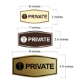 thumbnail image 4 of Fancy Private (Key) Sign (Black) - Large, 4 of 4