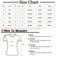 thumbnail image 2 of Blouses pour Femmes, Mode Décontractée Confortable Imprimé Col Rabattu Manches Courtes Haut Blouse T-Shirt, 2 of 5