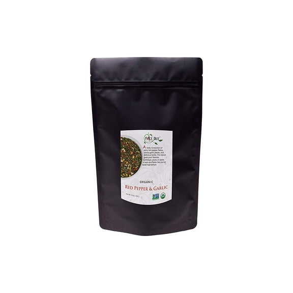 The Spice Hut - Red Pepper & Garlic Seasoning - Organic, Salt-Free Seasoning - Spicy Italian Herb Blend , Vegan, Gluten-Free, Keto -NO MSG- 1LB BULK Resealable Pouch