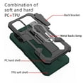 thumbnail image 3 of Allytech OnePlus Nord N200 5G Case 2021, Rugged Military Grade Protective Shockproof Build-in Kickstand Back Clamp Anti-scratch Case Cover Shell for OnePlus Nord N200 5G - Darkgreen, 3 of 7