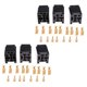 thumbnail image 1 of Del Tenedor De Del Enchufe De La Retransmisión 6pcs Pin Terminales 80A 5 Para Automotriz shamjiam Conector del zócalo de la retransmisión de 5 pernos, 1 of 8