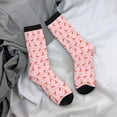 thumbnail image 5 of Bingfone Compression Socks for Women and Men Long Socks for Running Athletic Cycling Nurse- Cartoon Lobsters 3, 5 of 6