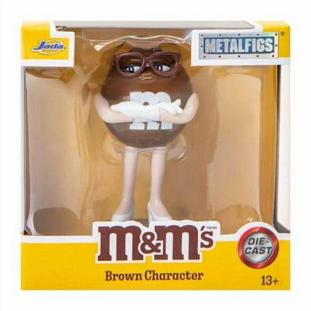 Jada Toys M&M's Brown Character Metalfigs Diecast Collectible Figure 2.5 in