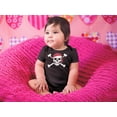 thumbnail image 3 of Old Glory Jolly Roger Pirate Costume Short Sleeve Graphic Baby One Piece, 3 of 6