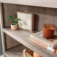 thumbnail image 4 of Bowery Hill Transitional Engineered Wood 5-Shelf Bookcase in Laurel Oak, 4 of 10
