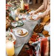 thumbnail image 3 of Christmas Placemats Set of 4 Snowflake Christmas Placemats for Dining Table Grey Snow Table Mat Winter Holiday Home Party Kitchen Table Decorations, 3 of 6