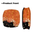 thumbnail image 2 of HELLHERO Autumn Maple Leaf Notes Walker Rollator Seat Back Cover Stretchable Material Seat & Backrest Cover Set and Machine Washable Cover Only, 2 of 7