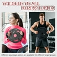 thumbnail image 4 of FlexWave 4FT EZ Curl Barbell Set with 5 Pairs of 3-Hole Cast Iron Plates (2.5–45LB), Home Gym Weight Set, 4 of 6