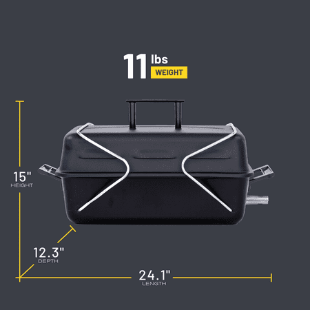 Char-Broil - Portable Deluxe Gas Grill - Black