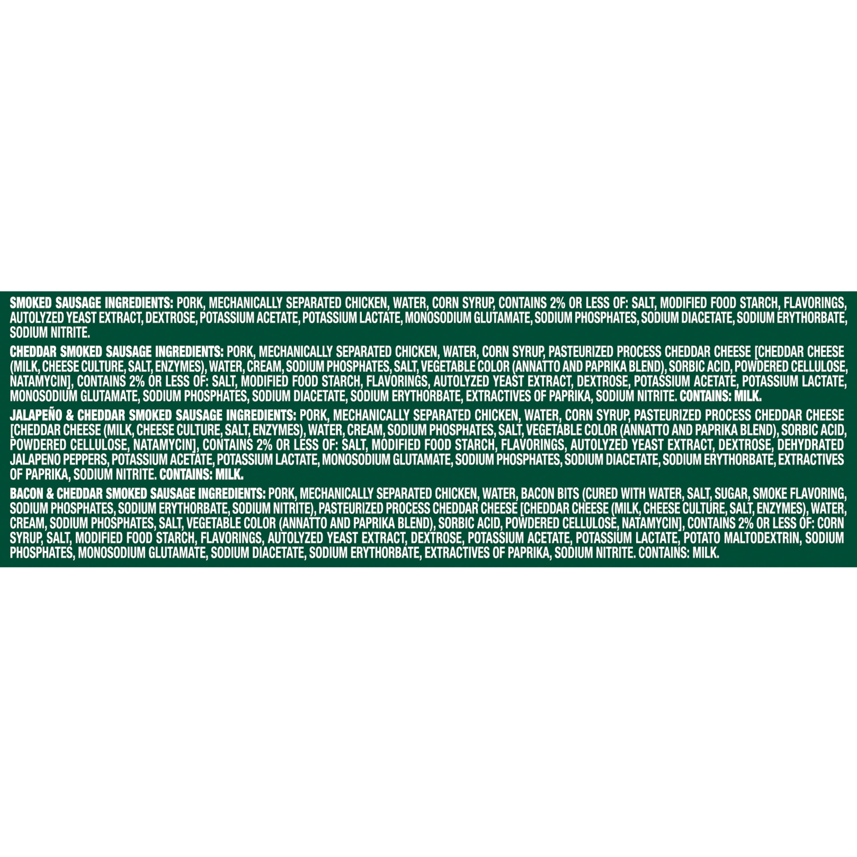 Eckrich Jalapeno & Cheddar Smoked Sausage Links, 14 oz
