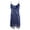 Navy&Silver, variant on Fashion Womens Fringe Sequin Strap Backless 1920s Flapper Party Mini Dress