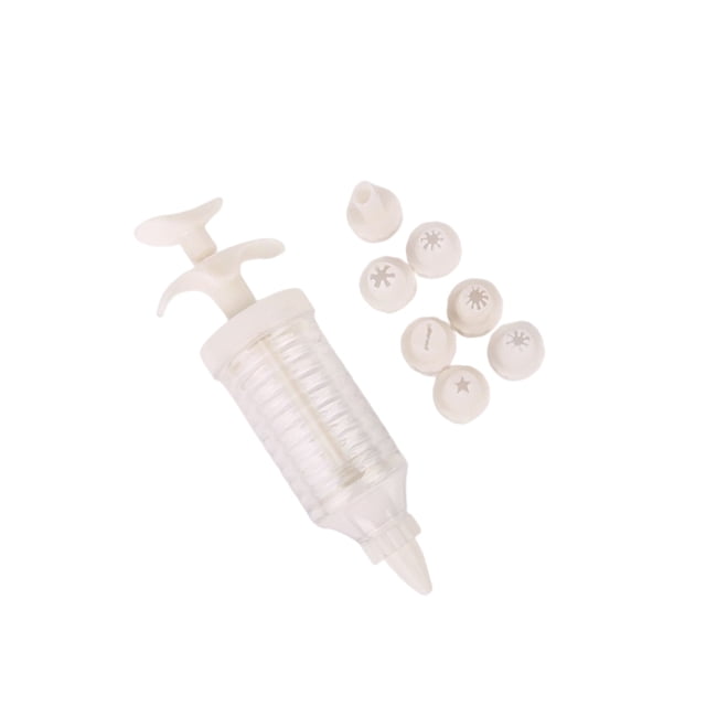 Injueey Juego de jeringas para decoración de pasteles, molde de prensa para galletas con 8 estilos de boquilla para pasteles, glaseado, decoración de Utensilios de cocina Injueey HA021872-00