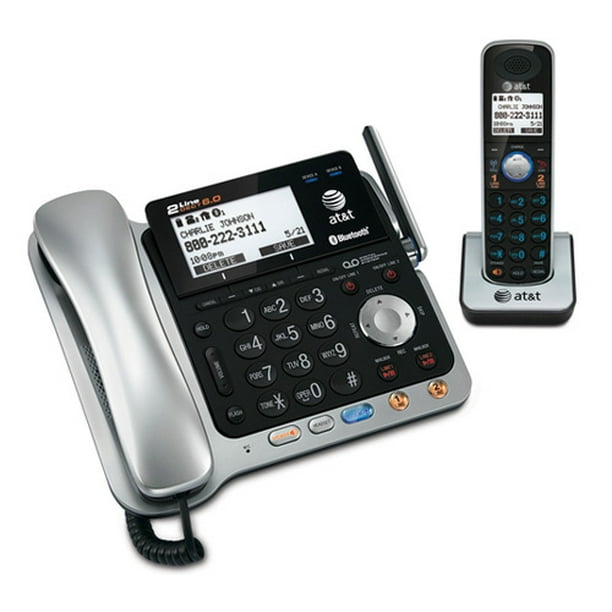 AT&T TL86109 2 Handset Corded / Cordless 2 Line EcoFriendly Phone