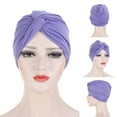 thumbnail image 4 of VEAREAR Women Headscarf All-match Four Seasons Protective Comfortable Hair Loss Cover Warp Knitting Head Wrap for Taking Shower, 4 of 6