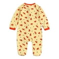 Penkiiy Autumn Baby Kids Double Zipper Clothes Sleeping Pajamas Rompers
