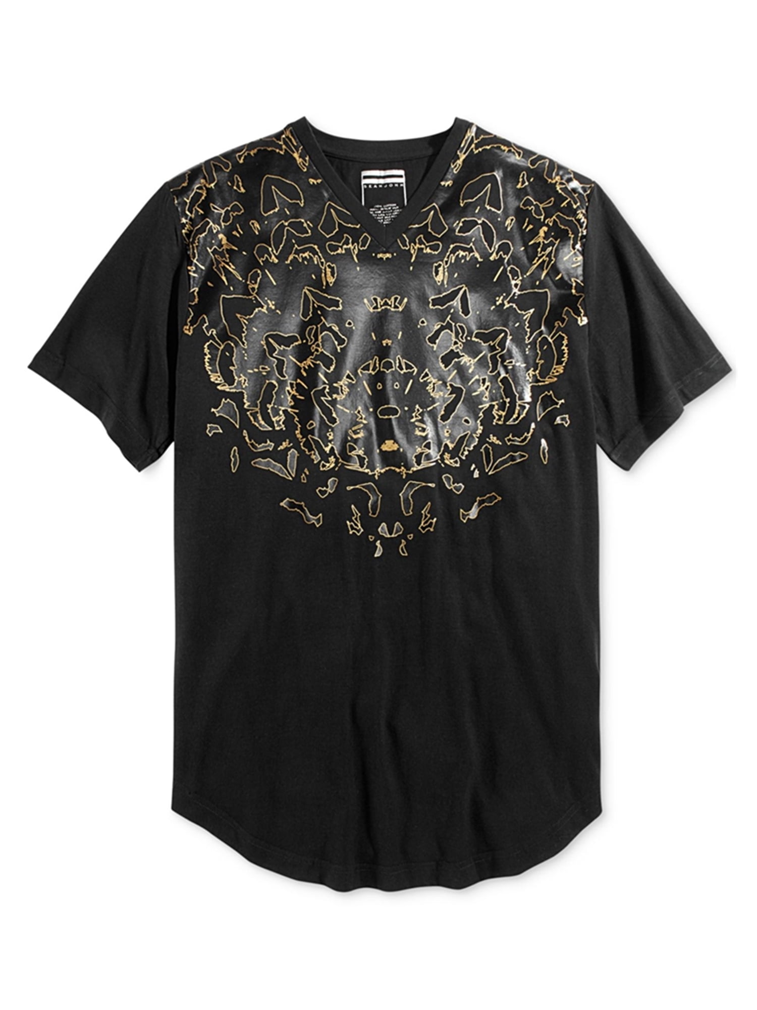 Sean John Mens Glam V Neck Graphic T-Shirt