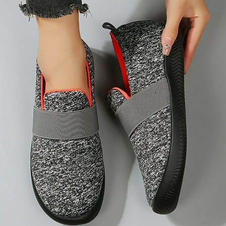 

Lightweight Knitted Slip On Sneakers Casual Soft Sole Mesh Running Shoes Women s Footwear
