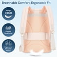 thumbnail image 6 of Aisboks 13-16Inch Laptop Backpack for Women,Lightweight 15.6'' Travel Laptop Backpack,Fashion Durable Water-Resistant Laptop Bag,Carry On Anti-Theft Backpack,Blush Beige Pink, 6 of 8