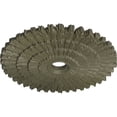 thumbnail image 3 of Ekena Millwork 24 3/4"OD x 3 1/4"ID x 1 7/8"P Eryn Ceiling Medallion (Fits Canopies up to 4"), Hand-Painted Spartan Stone, 3 of 6