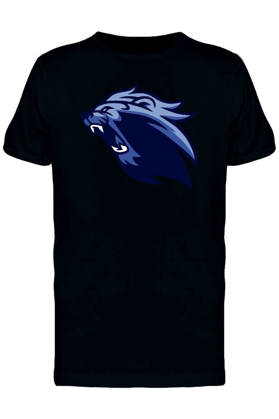 Cool Angry Lion Mascot T-Shirt Men -Image by Shutterstock, Male 4X-Large