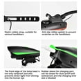 thumbnail image 4 of RbaofujieFlashlights for Emergencies Bicycle Headlight Rechargeable Night Riding Torch With Electric Horn Cycling Accessories Cycling Equipment Spotlight Flashlight Green, 4 of 8