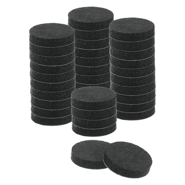 Deslizadores para muebles, almohadillas de fieltro autoadhesivas redondas, protectores de suelo para patas de muebles de madera dura 1" 36 piezas