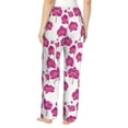 thumbnail image 6 of Pajama Pants Women - Gorgeous Orchids Flowers Soft Breathable Sleep & Lounge Pants for Women, Comfy Casual Pj Pants Bottoms with Pockets, 6 of 7