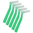 thumbnail image 2 of 5pcs L Shaped Interdental Brushes Effective Cleaning Plaque Removal Braces Brush for Tooth Care Green, 2 of 8