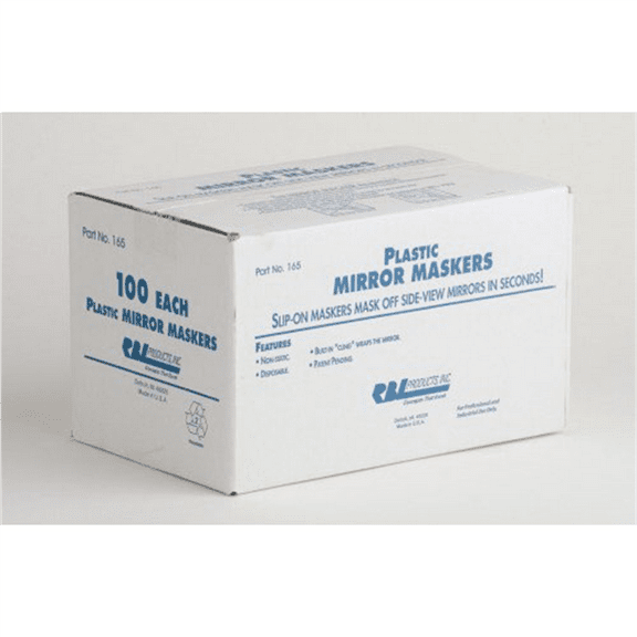 RBL Products PLASTIC MIRROR MASKERS PASSENGER CAR & PICK UP