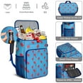 thumbnail image 5 of 20L Insulated Cooler Backpack for Ice Cream & Dessert - Leakproof Food Pattern Soft Cooler Bag for Summer Picnics, Camping & Beach, 5 of 5