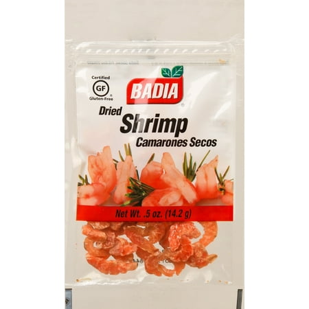 Badia Dried Shrimp Camarones Secos 0 5 Oz Bag