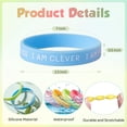 thumbnail image 4 of 100 pulseras de silicona inspiradoras para estudiantes de KUCLIN con citas motivacionales, pulseras de goma para niños y estudiantes, regalos de regreso a clases (colores frescos), 4 of 6