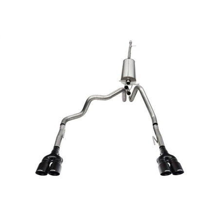 Corsa Performance 21201Bpc Sport Cat Back Exhaust System Fits select: 2021 CHEVROLET SILVERADO, 2019-2020 CHEVROLET SILVERADO C1500 LT