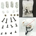 thumbnail image 2 of Ice Hockey Helmet Repair Kit Screw with Nuts Goalie Helmet Visors Fastener, 2 of 8