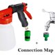 thumbnail image 4 of Juego de pistola de agua NQ para lavado de autos espuma de baja Presión 1 l conector universal, 4 of 5