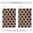 thumbnail image 4 of Yayeee Garden Flag 12"x18" Double Sided Outdoor Yard Lawn Holiday Decorations, Checkered Stars Pattern, 4 of 6