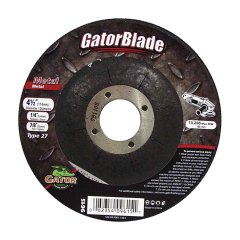 

3PC Gator Gator - 9615 - 4-1/2 in. Dia. x 1/4 in. thick x 7/8 in. Metal Grinding Wheel 1/pc.