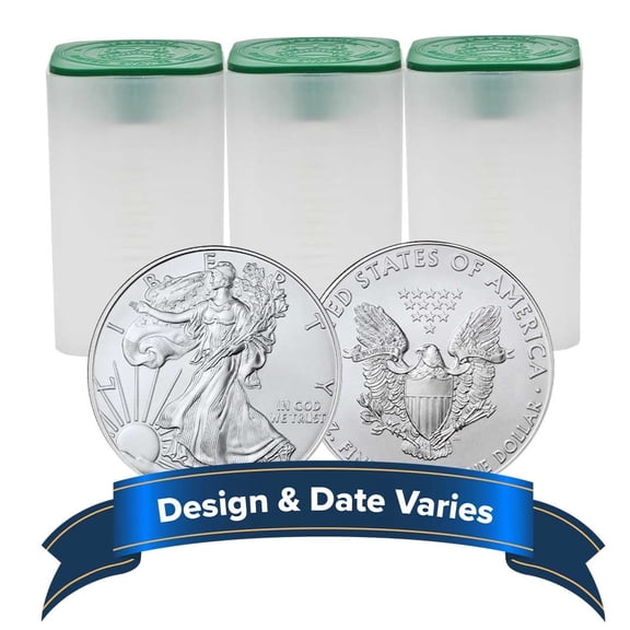 Lot of 60 - $1 American Silver Eagle 1 oz Random Year BU