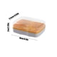 thumbnail image 3 of Porta jabones de doble compartimento, Jabonera con tapa, Bandeja de drenaje con tapa sellante, 16 x 11.5 x 7 cm, para baño, ducha, viajes, camping., 3 of 6