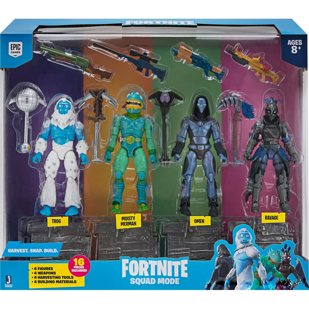 Fortnite Squad Mode 4 Figure Pack, Series 2 - Walmart.com - Walmart.com