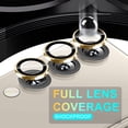 thumbnail image 4 of Dteck for Samsung Galaxy Z Fold4 5G Camera Lens Protector, 9H Tempered Glass Camera Cover Screen Protector Metal Individual Ring for Samsung Fold4 5G 2022 Release, Gold, 4 of 6