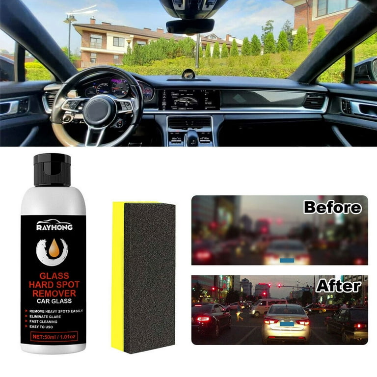 3 × Car Glass Oil Film Cleaner Removal Cream Paste Windshield Water Spot  Remover