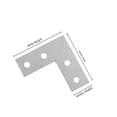 thumbnail image 2 of Moluckfu 40Ud Escuadras En L De Acero Inoxidable Para Soporte Firme De Muebles Y Estantes, 2 of 6