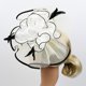 thumbnail image 1 of Diadema de Pelo Floral de Cabello con Plumas Artificiales Estilo Vintaje Joyas para Mujer Señora Beige Soledad Diadema de mujer fascinante, 1 of 9