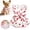 White, variant on Girl Dog Birthday Outfit Dress, Cute Strawberry Printed Cotton Pet Clothes with Bow, Summer Dress for Small Female Dogs Cats, Extra Small Breed Apparel, White M