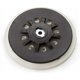 thumbnail image 1 of CHAO Plato lijador 150 mm con aspiración de polvo - rosca de conexión M8 - recambio para plato lijador festool, compatible con lijadora excéntrica 150mm bosch makita etc. Borde blanco, 1 of 5