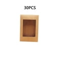 thumbnail image 2 of Cateissary Caja de regalo de 30 uds, papel Kraft Vintage DIY, paquete de cumpleaños de dulces, caja de Navidad, cajas de adornos, joyería de Almacenamiento y organización del hogar 10*10*5 CM, 2 of 6