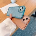 thumbnail image 4 of Compatible with iPhone Xs Max Phone Case Cover Glitter Bling Cute Flexible Sparkly Clear XS Max Case Shockproof for Women Girl 6.5'' Brown, 4 of 7