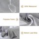 thumbnail image 3 of Shower Curtain, Waterproof Mildew Proof Polyester Bath Curtain For Bathroom Or Bathtub With 12 Rust Proof Hooks, 180x200cm, 3 of 5